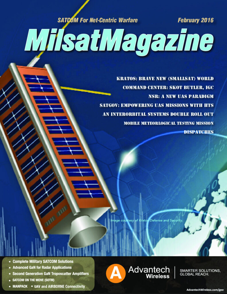 February 2016 – Smallsats, UAV/UAS/RPAs