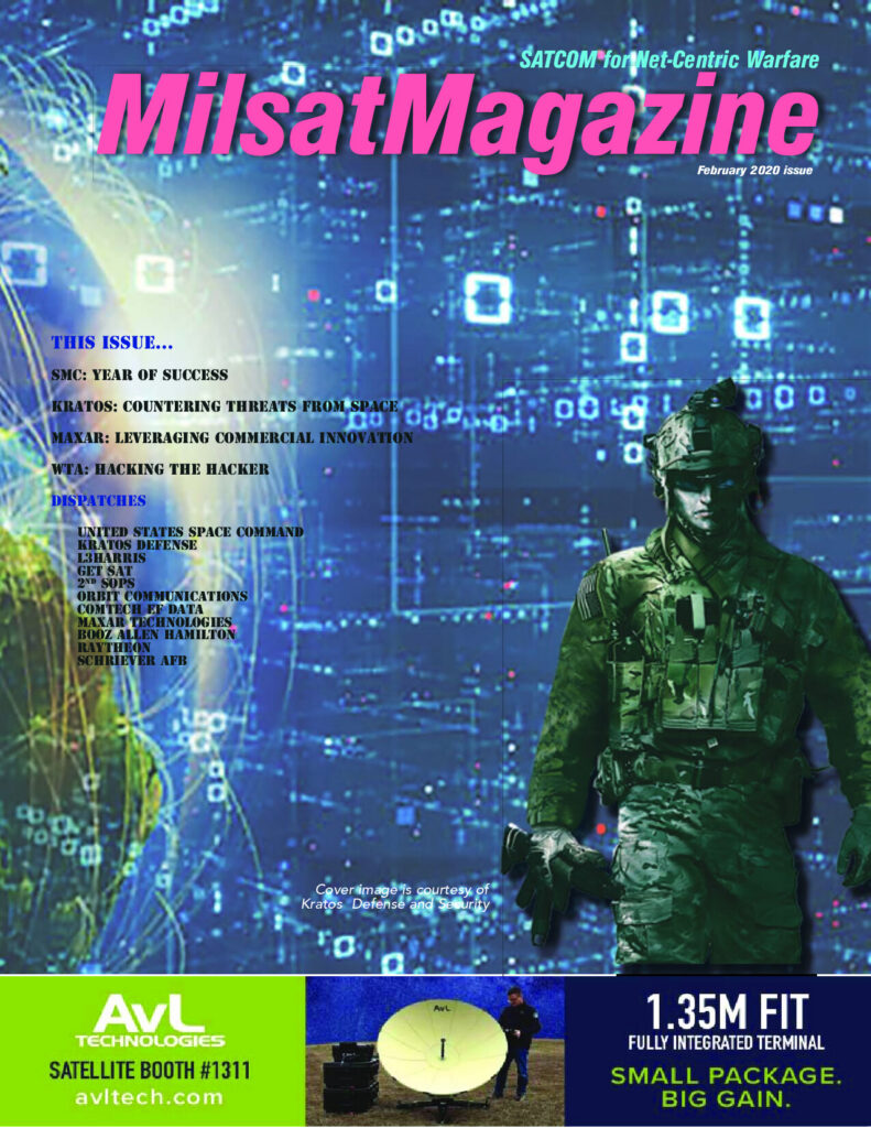 February 2020 – Military/Agency/Government Smallsat Technologies, Comms Security, AI, Analytics
