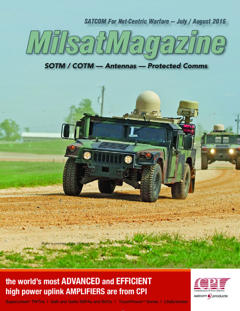 July 2016 – SOTM/COTM, Antennas/Terminals, Protected Comms