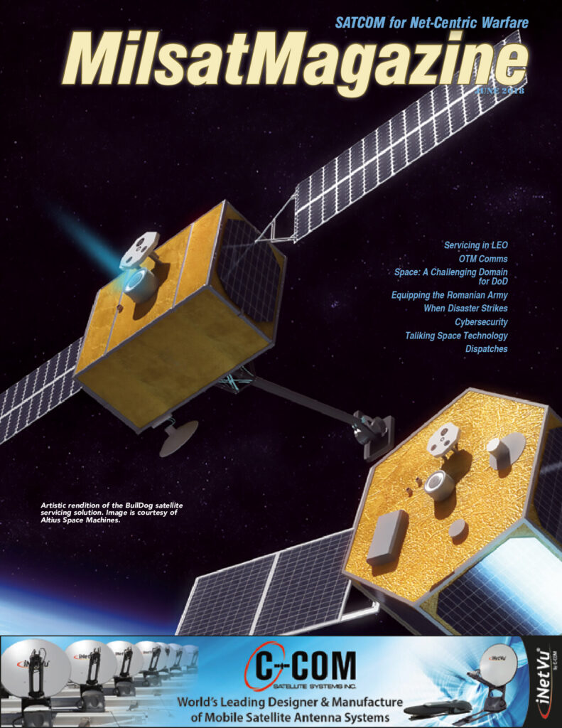 June 2018 – Emergency Comms + Tools: NGOs/First Responders, MILSATCOM