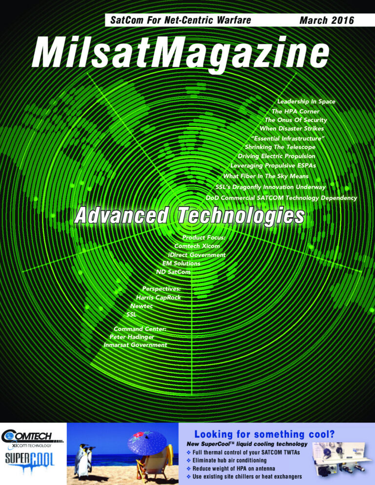 March 2016 - New + Advanced Technologies