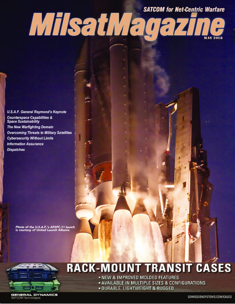 May 2018 - C5ISR (and derivatives), CyberSecurity, Space and Ground Networks