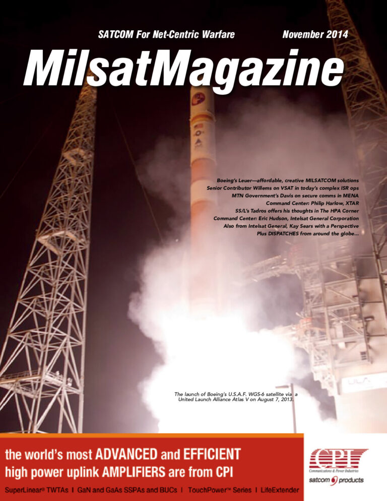 November 2014 - Military Launch Sector, Satellites, Open MILSATCOM Theme