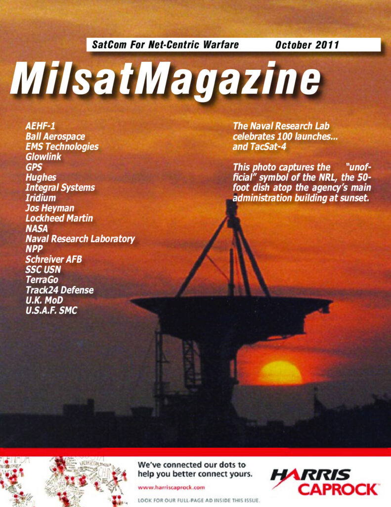 October 2011 – Military Satellites…