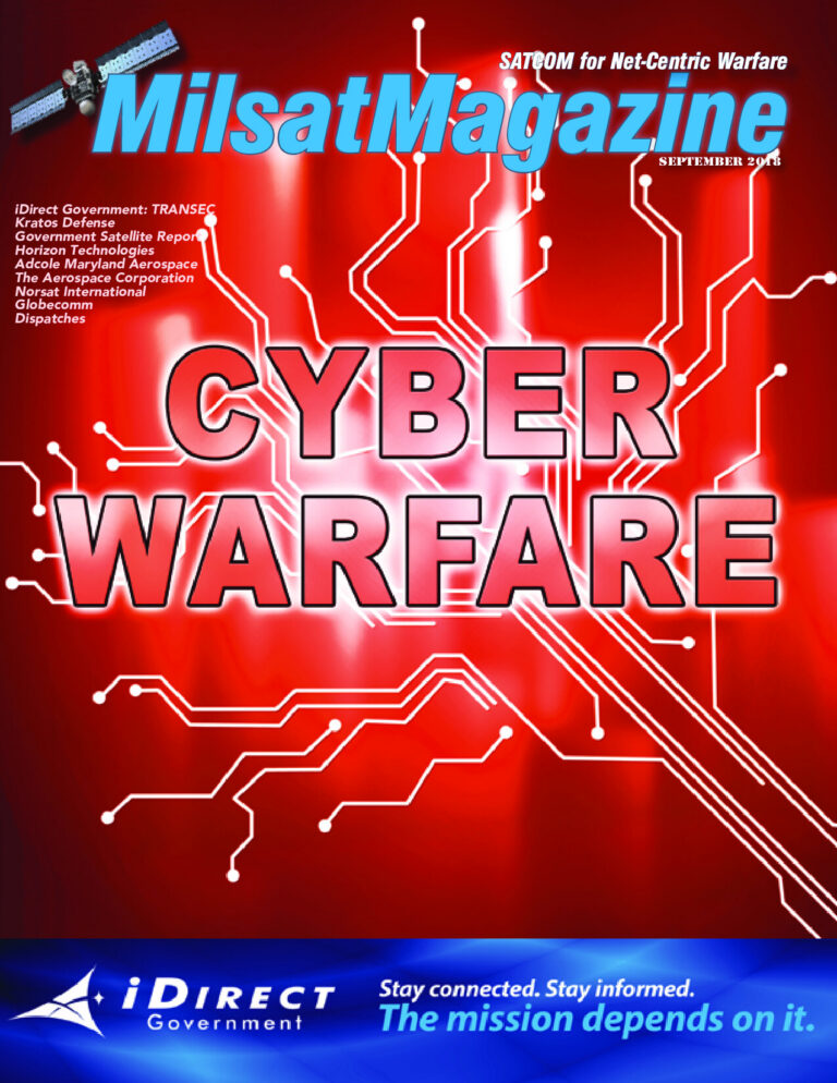 September 2018 - MILSATCOM Innovations, Advanced Technologies, Protected Comms, Geospatial/Imagery ISR & Technologies