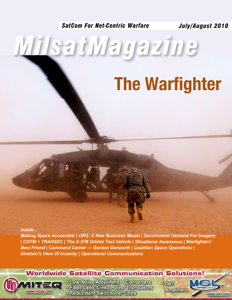 July 2010 - The Warfighter